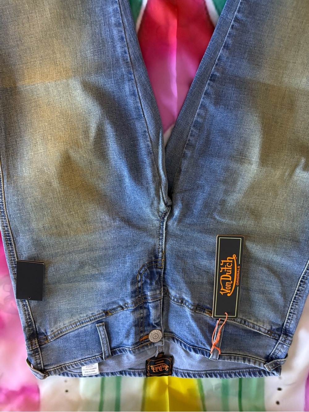 Von Dutch Women’s Light Wash Blue Denim Skinny Jeans